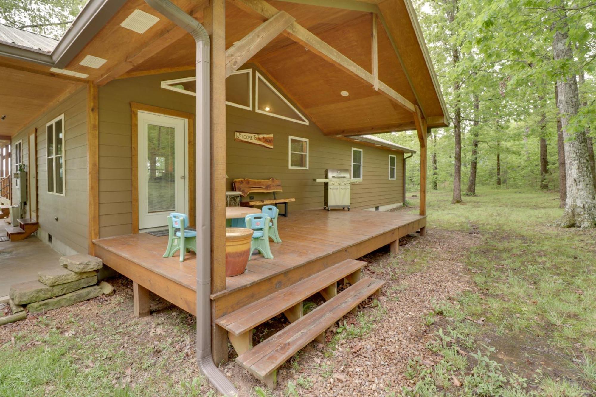 Spacious And Elegant Mountain View Cabin With Deck! Exterior foto